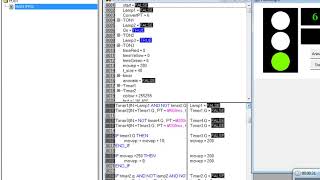 PLC Programming Tutorial Twincat Beckhoff  Traffic Light And Running Text [upl. by Ilrebma]