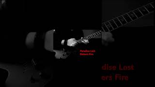 Paradise LostEmbers Fire solo cover solo guitar paradiselost solocover gothic icon [upl. by Anairol]