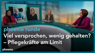 phoenix runde Viel versprochen wenig gehalten – Pflegekräfte am Limit [upl. by Bremble]