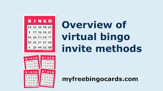 Overview of virtual bingo invite methods [upl. by Dyke]