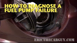 How To Diagnose A Fuel Pump Failure  EricTheCarGuy [upl. by Evaleen]