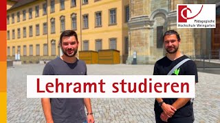 Lehramt studieren an der PH Weingarten [upl. by Eimme]