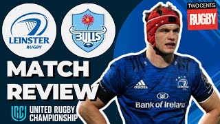 URC Round 13  Leinster v Bulls Match Review [upl. by Ecirtaed]