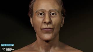 Facial depiction of Ramesses II 2022 [upl. by Gnart]