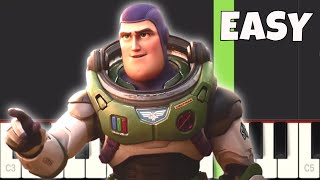 LIGHTYEAR  Trailer  EASY Piano Tutorial [upl. by Brendan]