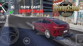 First look to BMW X6M on driving school simulator evo update the game [upl. by Euqnom]