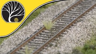 How To Model Realistic Ballast  Woodland Scenics  Model Scenery [upl. by Lovering]