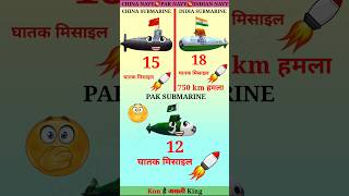 Chinese Navy vs Pakistani Navy vs Indian Navy❓shorts [upl. by Bekelja720]