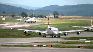 Planespotting Flughafen Zürich im August 2014 [upl. by Aretak]