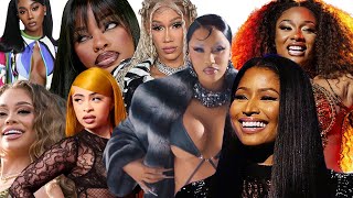 BillBoard TOP 10 Female Rappers List Cardi b X BIA [upl. by Lenoel]