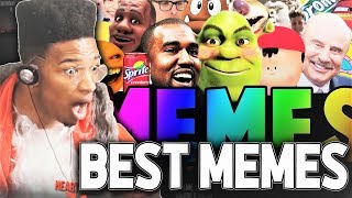 ETIKA REACTS TO quotBEST MEMES COMPILATION V41quot [upl. by Lertnek]