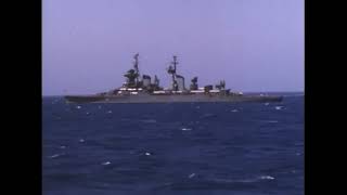 Footage about Soviet cruiser quotDzerzhinskyquot  a Sverdlovclass cruiser sailing on the sea in 1967 [upl. by Jacky]