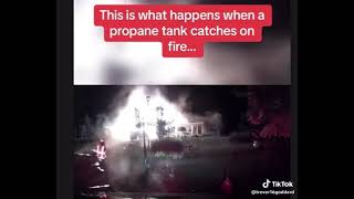 propane tank explosion [upl. by Ylyl]