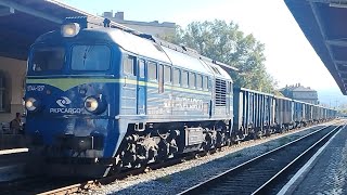 ST441217 PKP CARGO Z WĘGLARKAMI PRZEJAZD PRZEZ STACJĘ ŚWIDNICA MIASTO RP1 [upl. by Edeline]