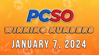 P49M Jackpot Ultra Lotto 658 2D 3D and Superlotto 649  January 7 2024 [upl. by Petulah]