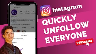 How To Quickly Unfollow Everyone On Instagram At Once [upl. by Torrey]