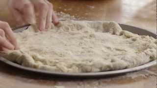 How to Make Quick and Easy Pizza Crust  Allrecipescom [upl. by Kolivas]