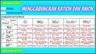 LENGKAP ‼️ PEMBENTUKAN SENYAWA ION DARI KATION DAN ANION ‼️ KIMIA KELAS 10 [upl. by Firestone208]