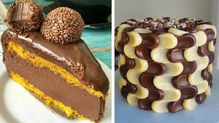 Best for Chocolate  So Yummy Dark Chocolate Cake Ideas  Satisfying Chocolate Cake Videos [upl. by Golda]