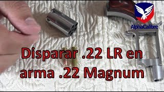 Disparar munición 22 LR en arma calibre 22 Magnum [upl. by Seumas]