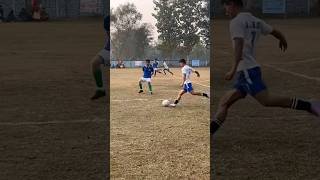 Goal By Aron Thapa 🔥 shorts footballplayer iamganeshpoudel [upl. by Akerdna552]