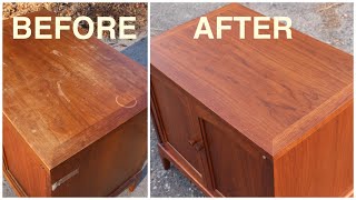 Thrift Store Rescue 8  Mid Century Furniture Restoration [upl. by Rycca174]