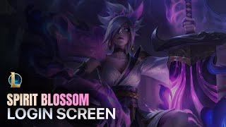 Spirit Blossom Riven  Animated Splash Art  League of Legends [upl. by Nortna]