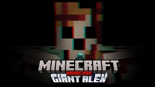 24 Jam Minecraft HARDCORE Jadi GIANT ALEX ☠️☠️ [upl. by Lauter544]