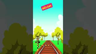 Captivating Original Music Magical 2D Animation of Railroad Crossings [upl. by Sum933]