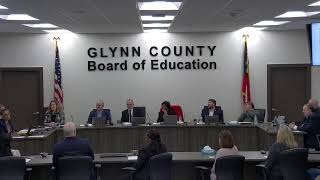 Glynn County Board of Education  January 2024 Board Meeting [upl. by Akinit]