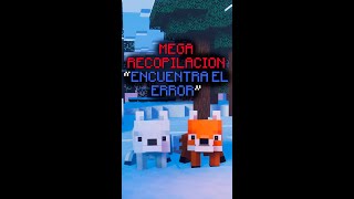 MEGA RECOPILACION Encuentra el ERROR en minecraft [upl. by Nesahc]