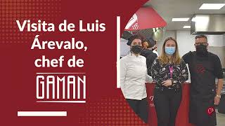 Visita de Luis Arévalo chef de GAMAN [upl. by Lenahs]