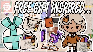 FREE GIFT INSPIRED… 💝🎃📔🤍 TOCA BOCA WORLD 🌍 [upl. by Ignazio]