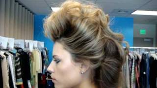 Bouffant Hair for Nordstrom Peabody opening Audrey Bethards Hair and Makeup Inc [upl. by Anertal]