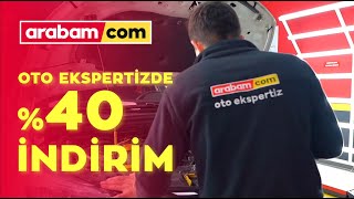 arabamcom’da İlan Verenler 40 Oto Ekspertiz İndirimi Kazanıyor [upl. by Helsa]