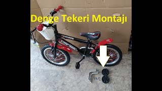 Çocuk Bisikleti Denge Tekeri Montajı [upl. by Ytsirk]