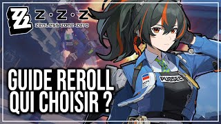 GUIDE REROLL QUI INVOQUER AU DÉBUT DU JEU  tier list  ZENLESS ZONE ZERO [upl. by Petronia955]