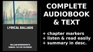 Lyrical Ballads 💚 By William Wordsworth Samuel Taylor Coleridge FULL Audiobook [upl. by Sulohcin]