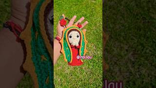 Virgen colgante crochet pedido amigurimi virgendeguadalupe handmade virgen viralreels viral [upl. by Gerson]