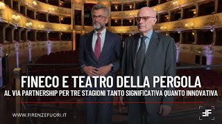 FinecoeTeatro della Pergola al via partnership per tre stagioni tanto significativa quanto innovata [upl. by Atteugram202]