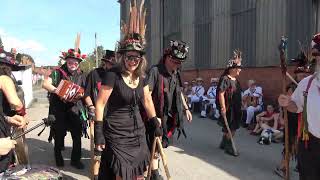 Styx of Stroud Border Morris dance quotSeptember 4thquot during Bromyard Folk Festival 2023 [upl. by Eeleak]