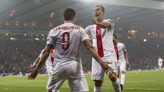 Polska  Szkocja 22 GOL Lewandowskie w 94 min na 22 [upl. by Nyloc166]