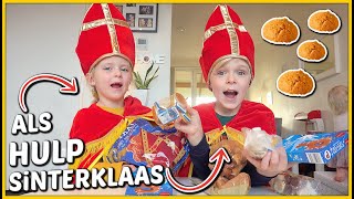 SiNTERKLAAS SNOEP TESTEN ALS HULPSiNT 😱  Bellinga vlog ✌️1928 [upl. by Yarw]