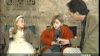 Olsen twins interviewAge 91995 [upl. by Airres]