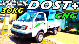 जितना ज्यादा माइलेज उतना जयदा कमाई 💰Ashok Layland Dost Plus  30Kg Cng  Cng Vrient  Full Review [upl. by Kneeland929]