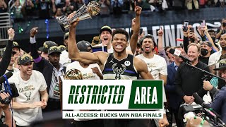 AllAccess Bucks Win NBA Championship  Giannis Drops 50 Points Finals Locker Room Celebration [upl. by Siri]