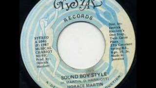 Horace Martin  Sound Boy Style Youthman Riddim [upl. by Yelrehs]