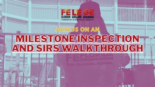 Milestone Inspection and SIRS Walkthrough  Florida Engineering [upl. by Anibas]