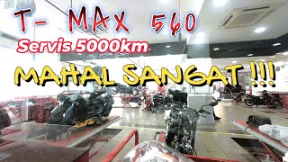 Harga Servis tukar minyak enjin skuter YAMAHA TMAX 560 2024  SETTING CAMERA pada open face helmet [upl. by Gilges]