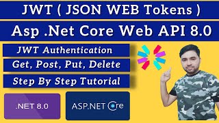 JSON Web Tokens JWT in NET 8 Web API 🔒  User Registration  Login  Authentication [upl. by Eladnyl785]